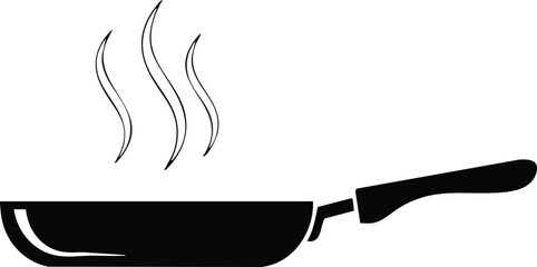 Hot Pan Ready to Cook A Kitchen Essential Illustration