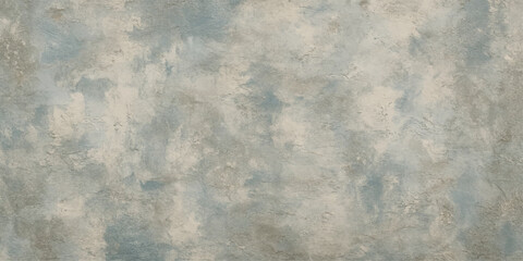 Old paper surface texture and abstract blue winter sky with white clouds