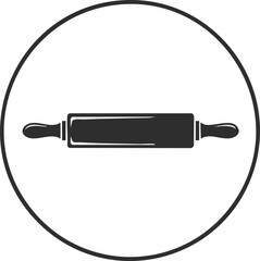 Rolling Pin Illustration for Baking and Culinary Arts Designs