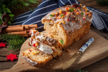 Christmas fruit cake.