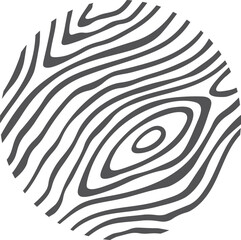 A black and white image of a wood grain pattern