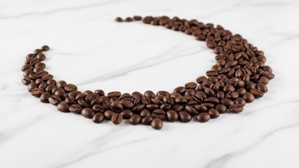 Coffee bean crescent shape