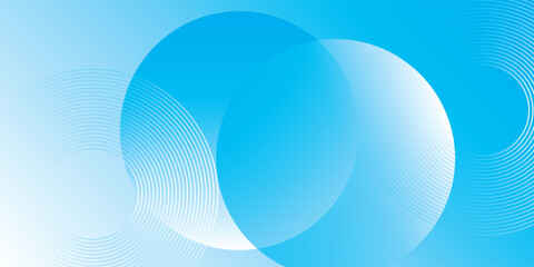 minimalist blue background. circle overlaping. modern EPS 10