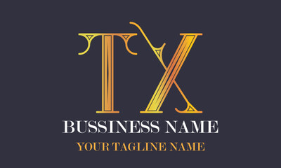 TX T tx initial logo | initial based abstract modern minimal creative logo, vector template image. luxury logotype logo, real estate homie logo. typography logo. initials logo