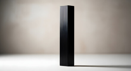 Experience superior sound with this stunning sleek black column speaker, a minimalist design statement perfect for modern home audio and contemporary interior spaces.