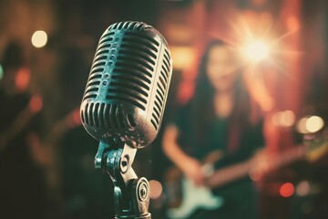 Vintage Microphone Captures the Soul of Live Music Performance.