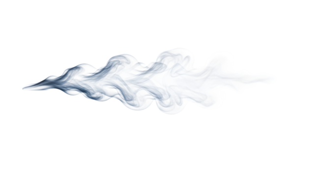 Abstract smoke isolated on transparent background creates a mysterious atmosphere - Powered by Adobe