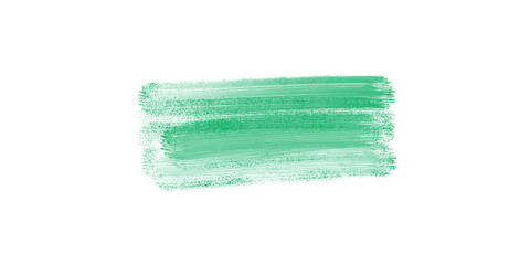 Bold vibrant emerald green brush strokes abstract textured paint banner on black background for modern graphic design