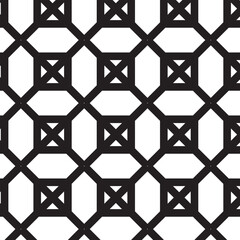 abstract black color cross box pattern design.