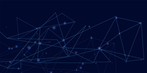 gradient blue Abstract technology background, Hi tech digital connect, Minimalist Hex Digital Background Sci-Fi Hex circuit Pattern Overlay