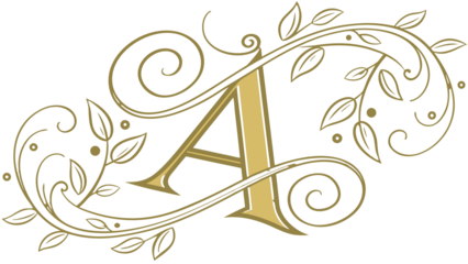 "A" letter logo in new style 