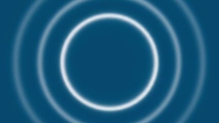 Watch now! Minimalist play button animation on vibrant blue background brings a modern, professional feel to your video project - Powered by Adobe