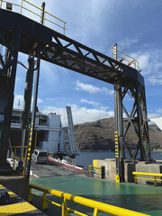 Laderampe eines F&auml;hrschiffs