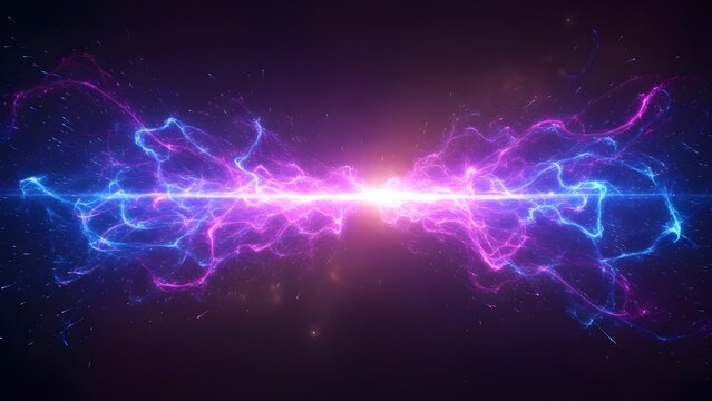 Electric energy discharge - Powered by Adobe