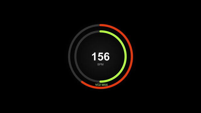 Wearable fitness interface, smartwatch activity rings animation