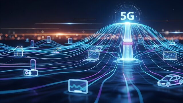 5G Network Connectivity - Powered by Adobe