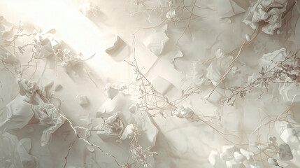 Vintage cold grey grunge paper texture background with a winter snow pattern design