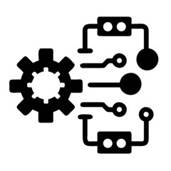 Obraz premium Gear Icon Set Vector Collection for Settings, Configuration, Engineering, Technology, UI UX Design, App Interface, Mechanical and Industrial Symbols