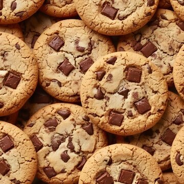 close up of a pile of cookies