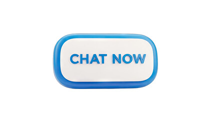 Chat Now Button on White Background