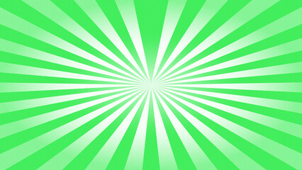 Bright Lime Green and White Sunburst Ray Pop Background
