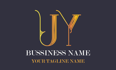 UY U uy initial logo | initial based abstract modern minimal creative logo, vector template image. luxury logotype logo, real estate homie logo. typography logo. initials logo