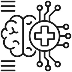 Fototapeta premium Neuroscience Icon