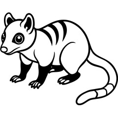 Cuscus Animal Vector Silhouette