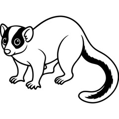 Cuscus Animal Vector Silhouette