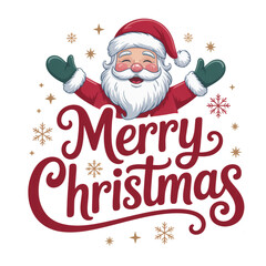 christmas card with santa claus