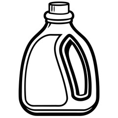 Detergent Bottle Icon Vector