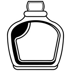 Obraz premium Detergent Bottle Icon Vector