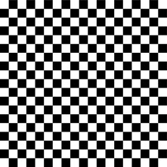 Fototapeta premium Classic Checkered Pattern in Black and White on a Transparent Background.