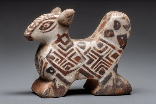 indus valley steatite seal with animal pattern