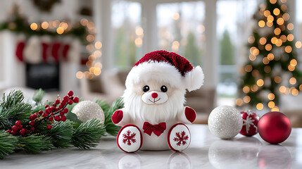 Santa Claus toy  with gifts.