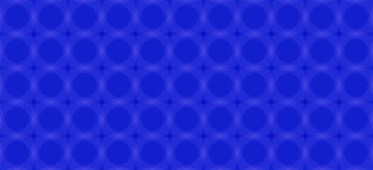 Vibrant Blue Circles Pattern