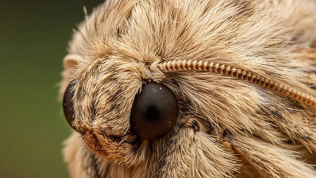 Bagworm Moth Head