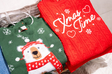 Festive Christmas Sweater with Polar Bear Design © Наталья Майшева