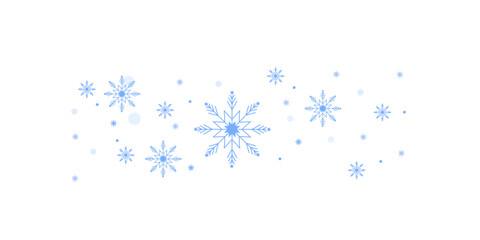 Obraz premium snow flakes falling