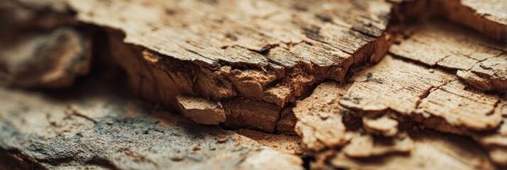 Fototapeta premium Cracked Bark and Weathered Wood Texture — Close-Up of Rustic Natural Material for Nature, Texture, Design Projects, Home Decor, and Outdoor Photography Use