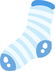 cute fall winter striped socks holiday outfits fashion vector illustration