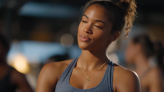 Close-up of adaptive fitness gear and encouraging smiles among diverse participants &mdash; highlighting equality in physical health, community connection, and social inclusion through active living.