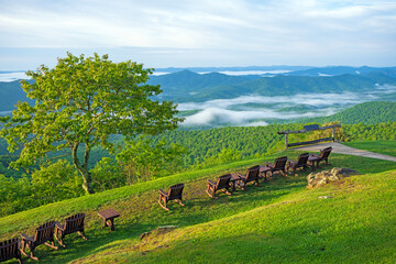 Bucolic Scene in the Blue Ridge Mountains