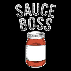 Sauce Boss With Jar Logo 