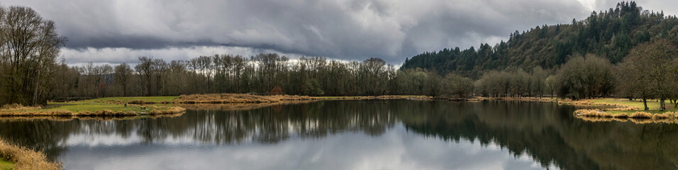 Trojan Lake State Park at Trojan Nuclear Facility, near Rainier, Oregon	