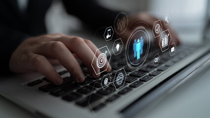 Business teamwork system showing digital communication and performance tracking. Teamwork improves collaboration, drives success, teamwork enhances planning, and teamwork supports productivity. Latch