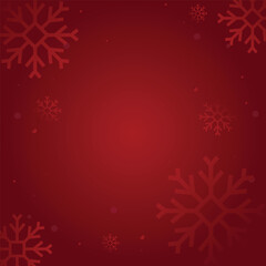 Seamless Snowflake Background Vector Design.