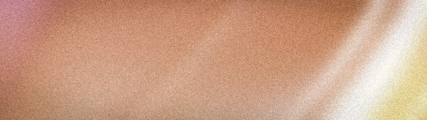 Warm abstract 4K gradient background in copper, peach, and gold, with a striking light ray and modern, soft grainy texture for elegant designs