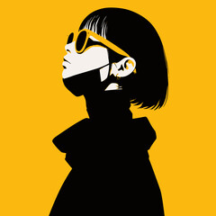 女性のポートレート