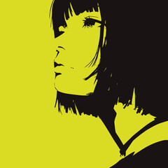 女性のポートレート